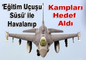 Uçakların kalkışına eğitim uçuşu süsü